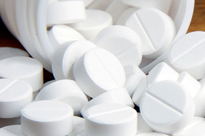 White pharmaceutical pills
