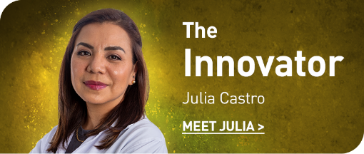 Headshot of Sheroes Innovator Julia Castro