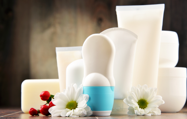 variety of skin and personal care products